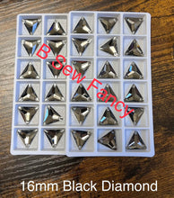 Load image into Gallery viewer, Black Diamond Triangles