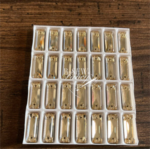 6x18mm Golden Shadow Baguettes