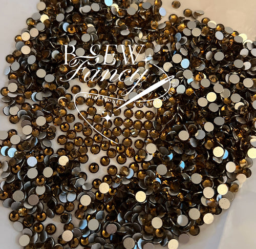Smoked Topaz Non-Hotfix Rhinestones