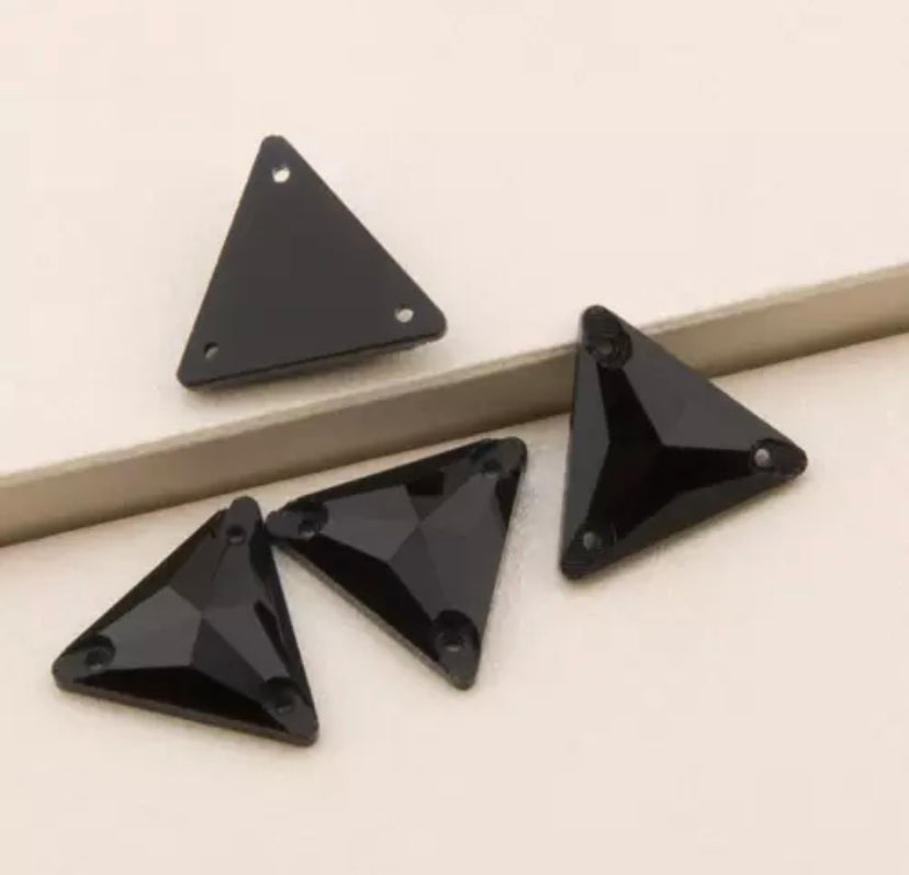 Jet Black Triangles