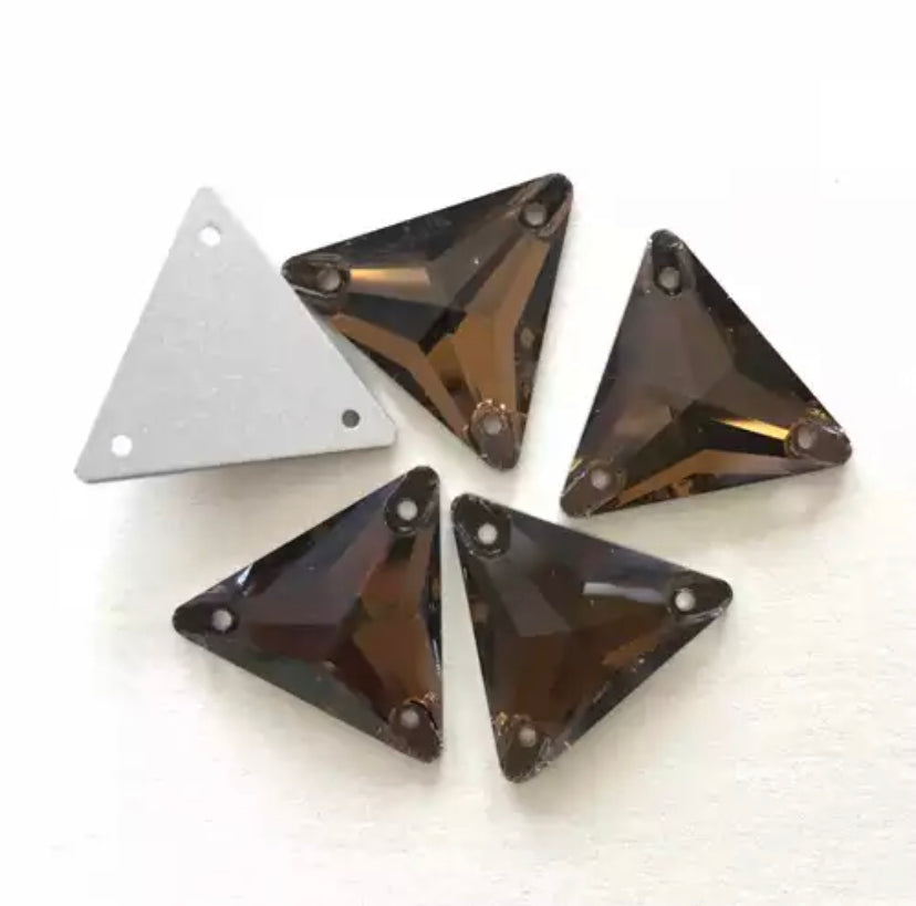 Smoked Topaz Triangles